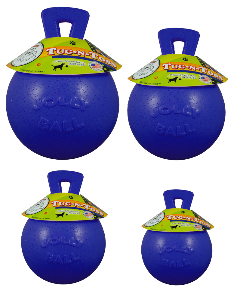 Jolly Tug-n-Toss 10 cm Blauw