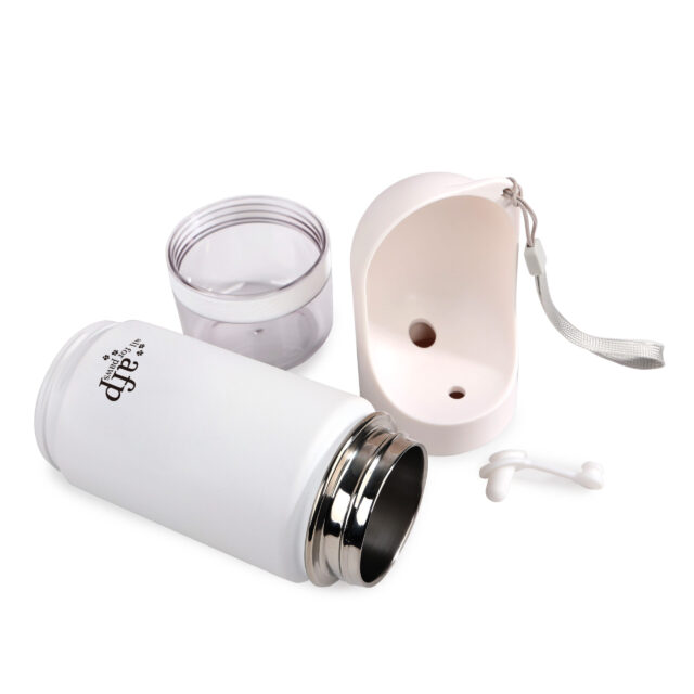 AFP Lifestyle 4 Pets - 2-in-1 Stainless drinking bottle 14oz - Afbeelding 2