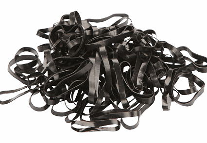 Elastiekjes Siliconen zwart