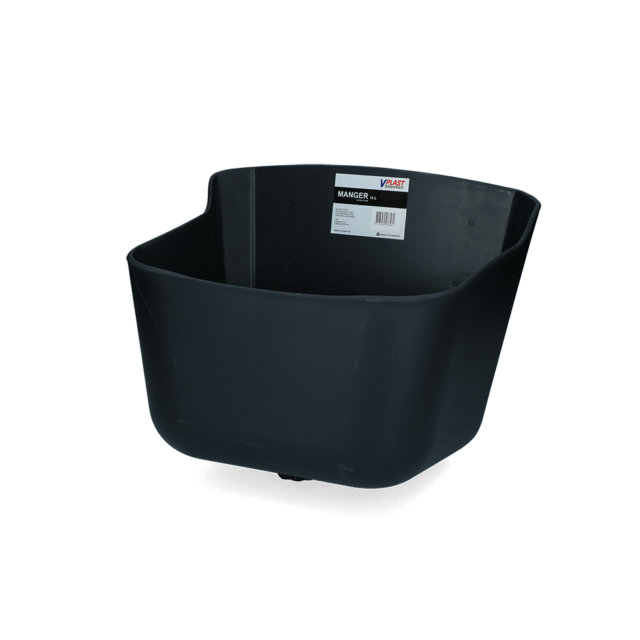 Voerbak 15 l hoek-wand met waterstop