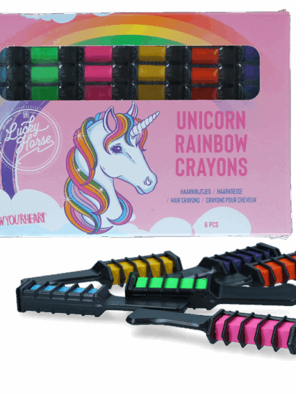 Lucky Horse Unicorn regenboog kleurkrijt