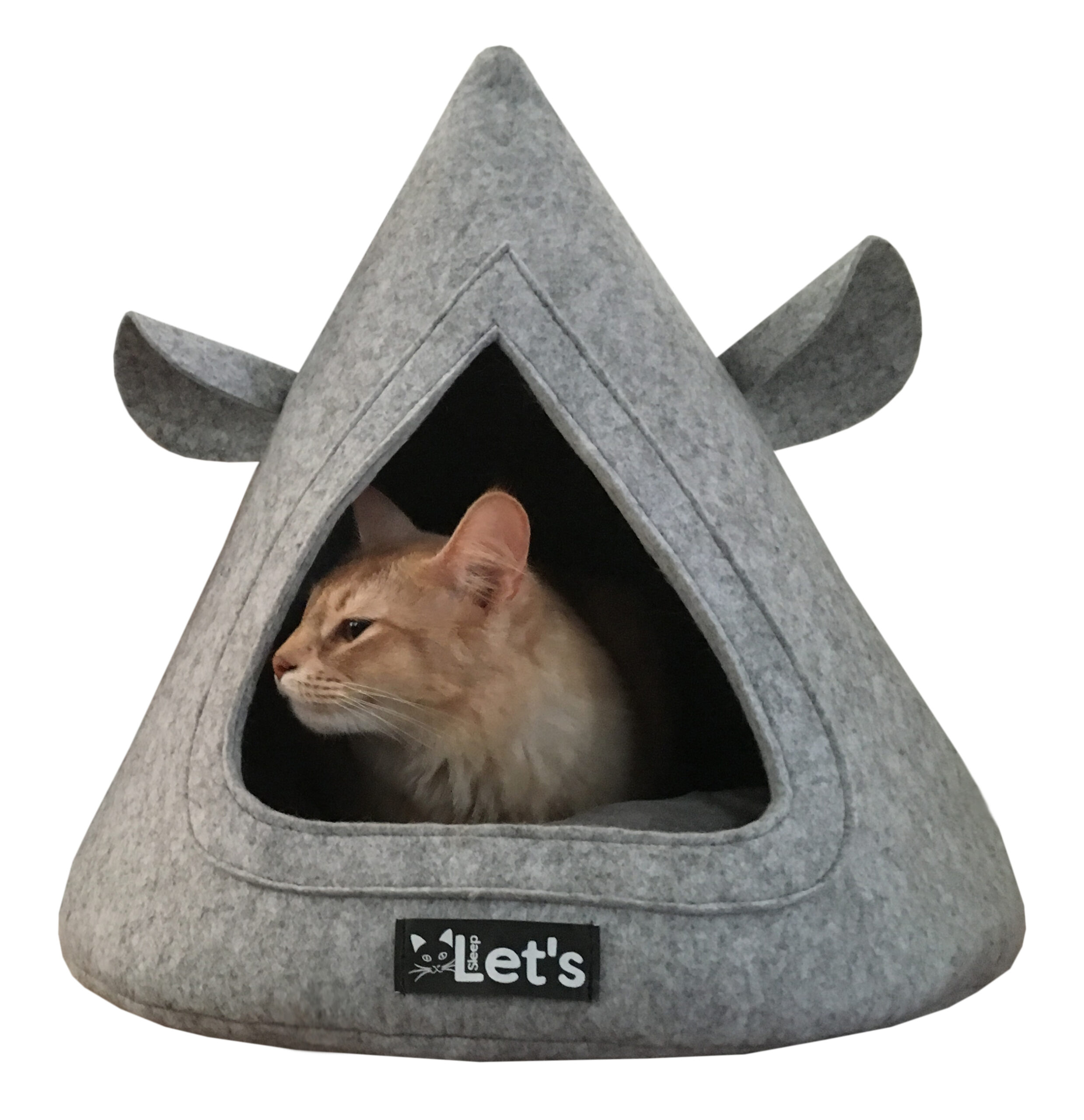 Let's sleep Pet Cave TeePee Grijs - Afbeelding 3