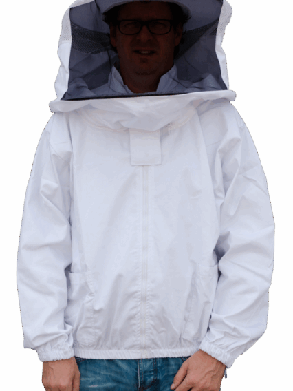 Wespen-Imkerjas met hor.+vert. rits maat XL