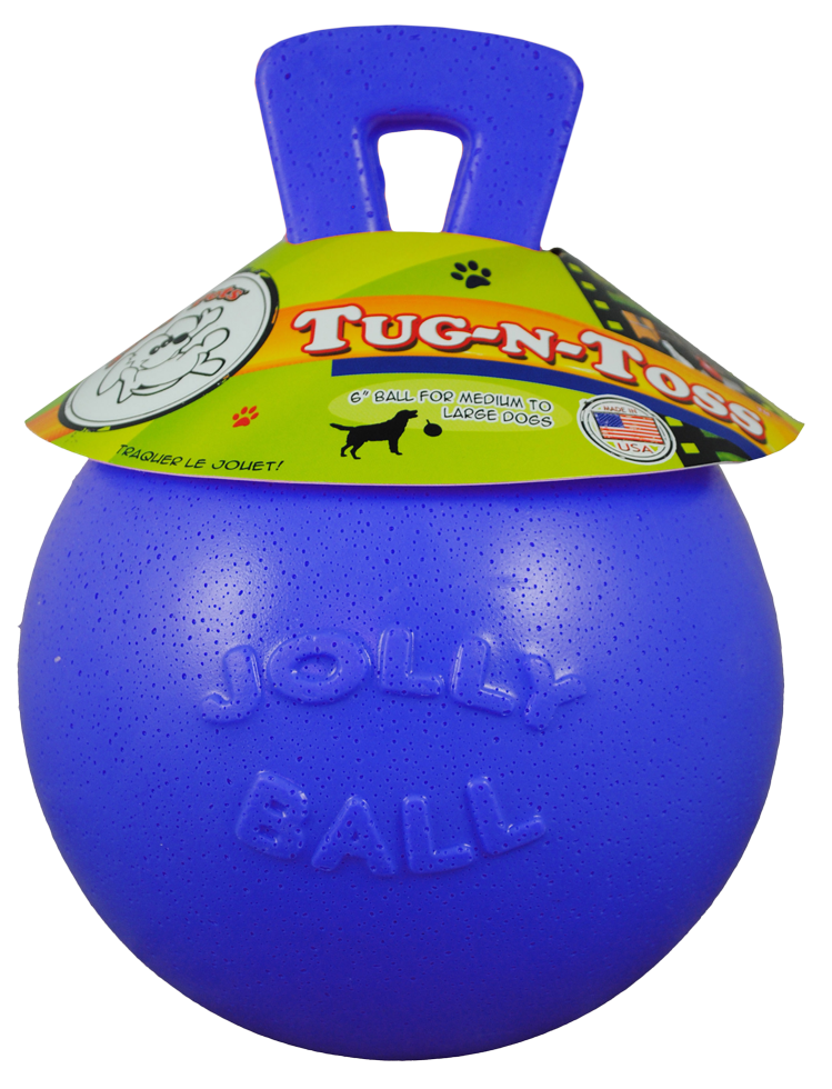 Jolly Tug-n-Toss 10 cm Blauw - Afbeelding 2