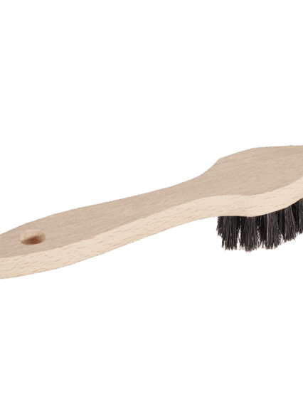 Poetsborstel voor leder