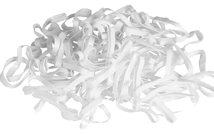 Elastiekjes Siliconen wit